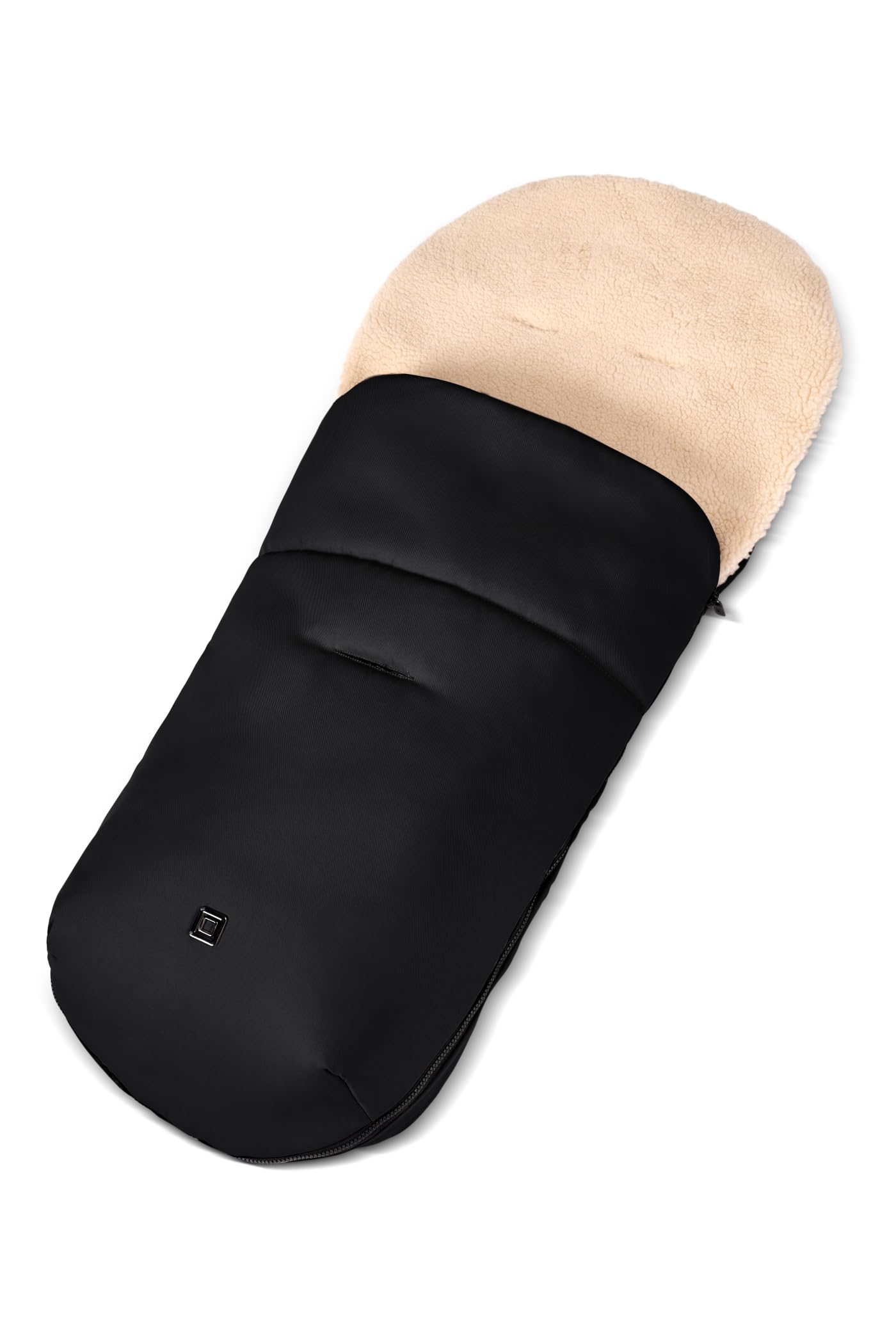 Moon Premium Baby Fußsack 96x40 cm & Windel Blaubaer | Warmer Winterfusssack herausnehmbares Teddy Fell, waschbar | Universal Kinderfusssack Für Kinderwagen Buggy | Ideale Wärmeisolierung ab Geburt