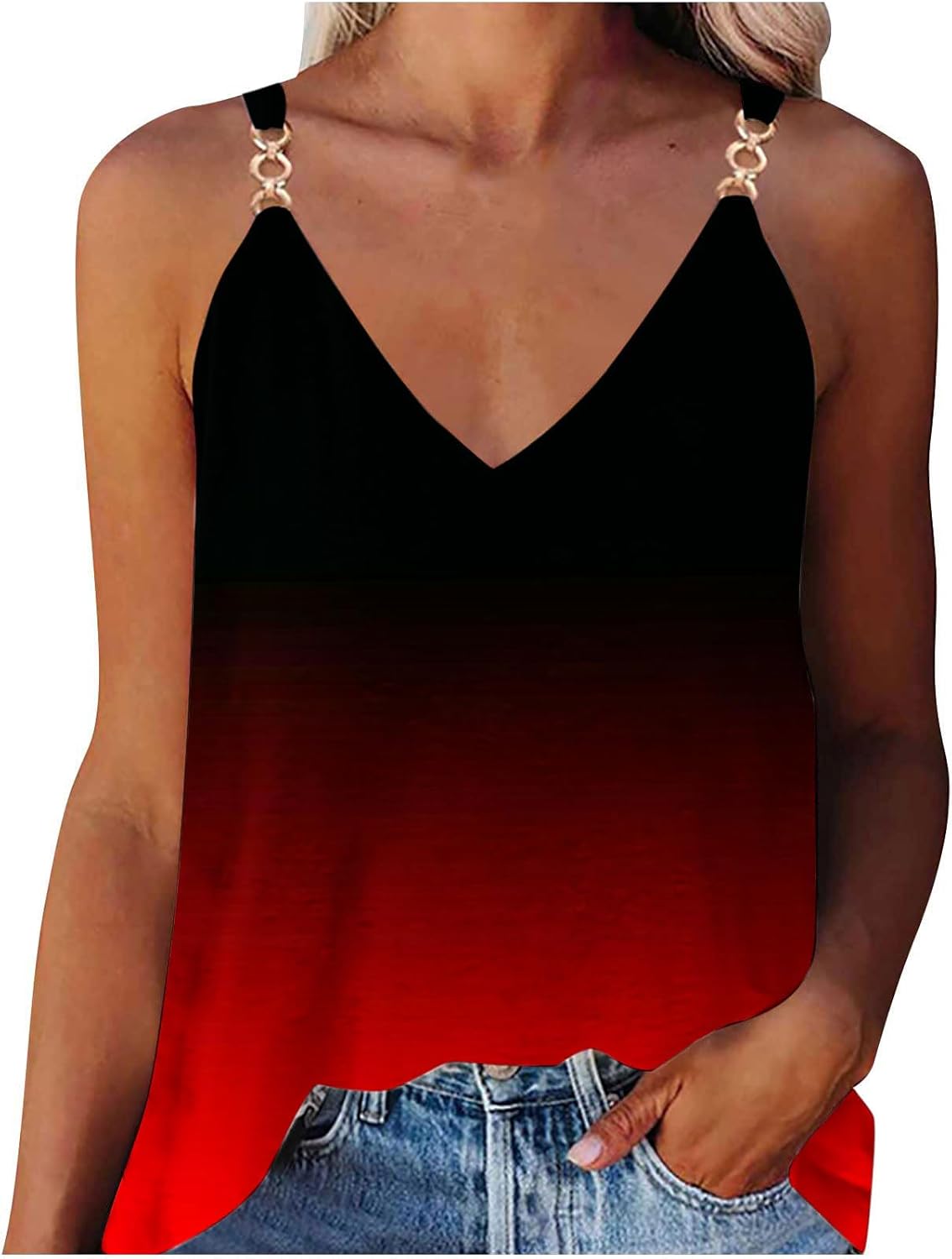 トップス meltthelady logo gradation camisole melt the lady