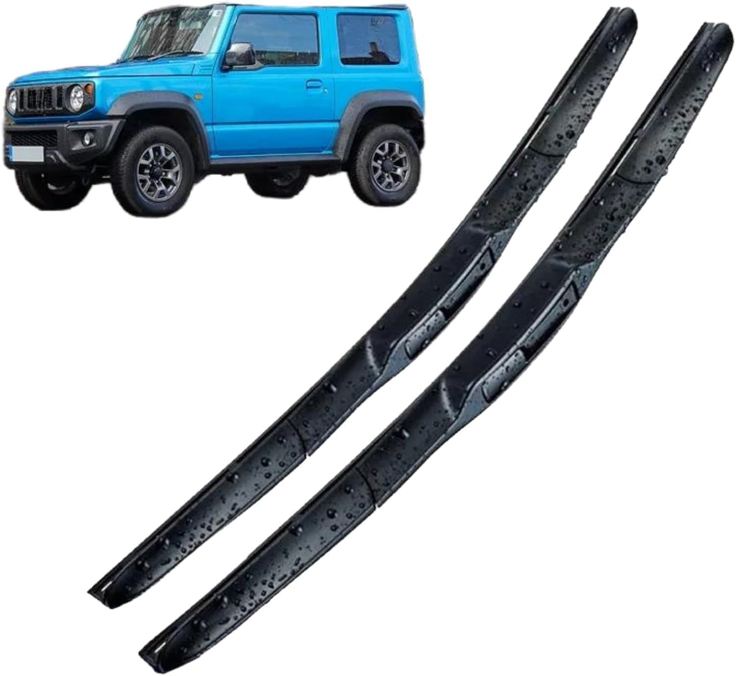 ZhangXD Front Windscreen Wipers For Suzuki Jimny MK4 2018-2023, Windshield Window Brush Front Wiper Blades All-Weather Replacement Set Easy Installation
