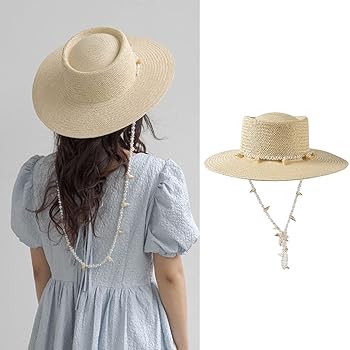 AMERI ★ MEDI BEADS STRING STRAW HAT ◾︎ new item ◾︎ Ameri VINTAGE MEDI BEADS STRING STRAW HAT