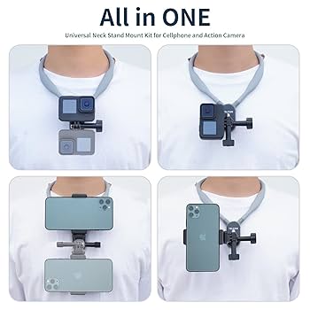 TELESIN スマートフォンマグネットネックホルダー HNM-001-B TELESIN Smartphone Magnetic Neck Holder - メルカリ