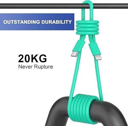 Vista 42 de Cargador rápido para iPhone 11, 12, 13, 14, [certificado MFi], paquete de 2 cargadores de iPhone de 20 W, bloque rápido con cable USB-C a Lightning