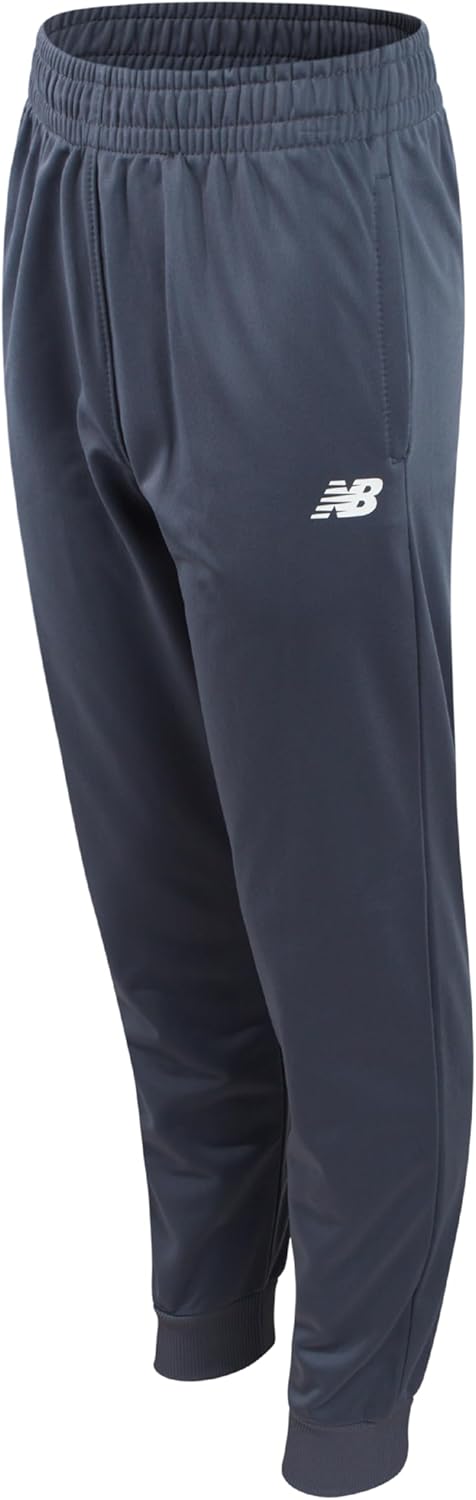 New Balance Boys Sweatpants - Active Performance Tricot Boys Joggers with Inner Drawstring Waist - Athletic Pants for Kids