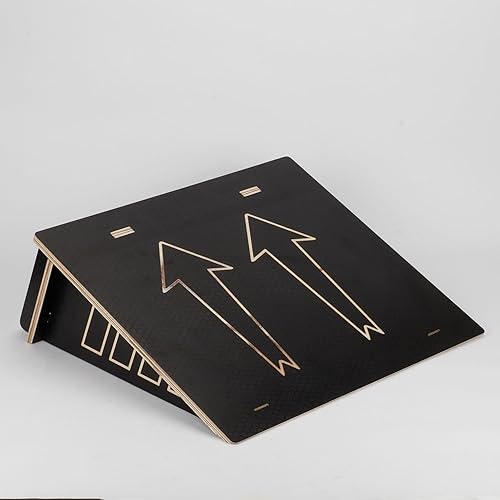 Miniatura 7 de MYOYAY Rampa de montar en bicicleta, rampa de patineta, rampa de patinaje, rampa de patinaje, rampa BMX, rampa de bicicleta para niños, ejercicios