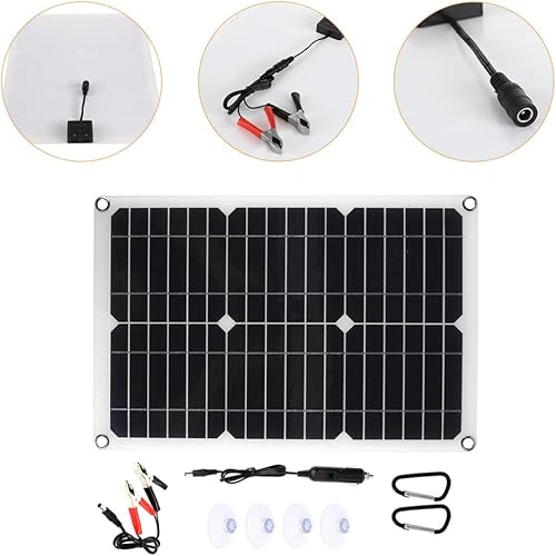 Miniatura 6 de Dual USB Port Portable Solar Panel for Outdoor Use Rv Solar Panel Kit for Car Camper Boat Yacht with High Wind Resistance and Flexible Design