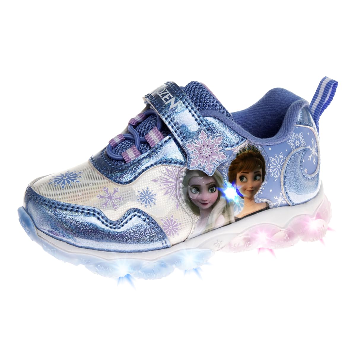 Disney Frozen Shoes for Girls Princess Anna and Elsa Shoes Toddler  Light up Sneakers Character Lightweight Tennis Breathable Athletic LED  Running