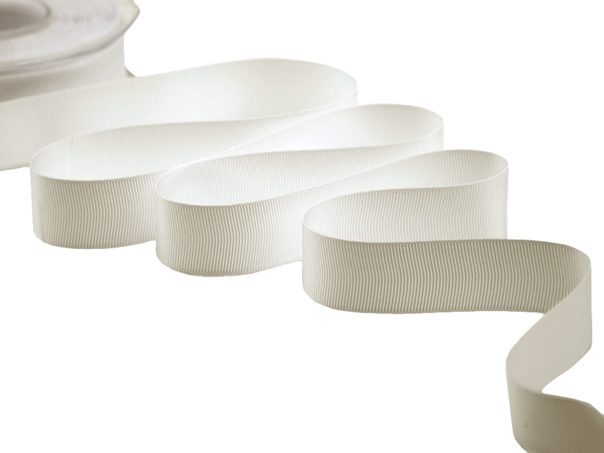 Furlanis - Gros Grain, Ruban Décoratif Pour L'Emballage, Faveurs, Tissu Italien - Beige, 15 Mm X 20 M