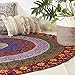 Popular Round tapestry Indian Mandala Round Roundie Beach Throw Tapestry Hippy Boho Gypsy Cotton Tablecloth Beach Towel , Round Yoga Mat