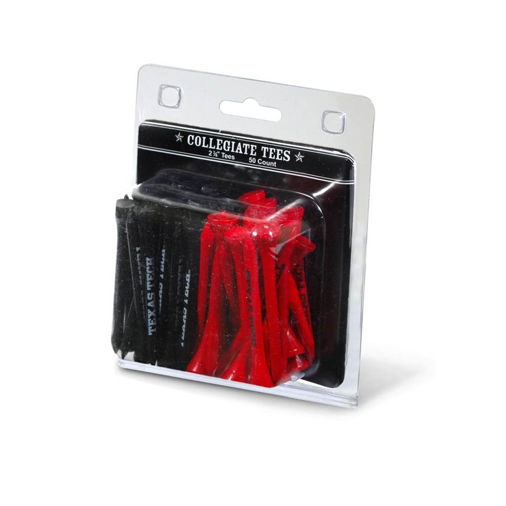 NCAA 2-3/4" Golf Tees, 50 Pack, Regulation Size, Multi Team Colors