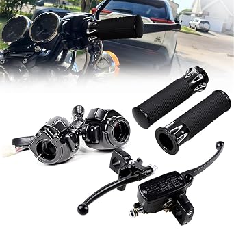 1" Handlebar Master Cylinder Lever & Switch Control for Harley