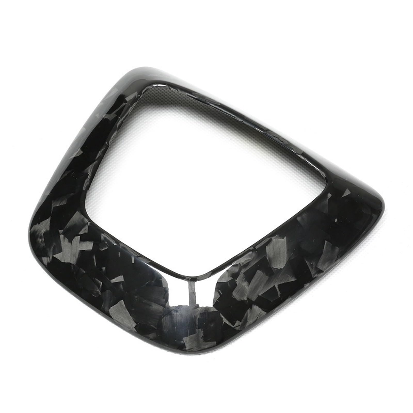 KUWAYO Carbon Fiber Car Steering Wheel Cover for T-e-s-l-a Model 3 Highland Model Y Juniper 2025+ Sticker Interior Accessories(Satin Pattern)