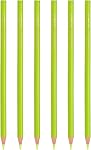PATIKIL Lemon Ensemble de crayons couleur jaune,6 Pcs Couleur de l'huile Crayons Coloration en bois Dessin Crayon pour les artistes Art Painting