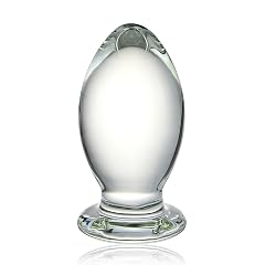 Glass Anal Plug Bomb Butt Plug Trainer G-spot Prostate Massage Sex Toy for Men Women Vaginal Anal Play