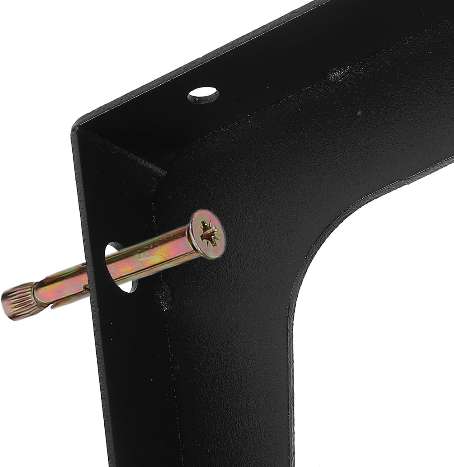 PRETYZOOM 2 Sets Heavy Duty Shelf Brackets: Hidden Floating with Hooks - Thickened Metal 2-in-1 Functionality for Kitchen Bathroom Office