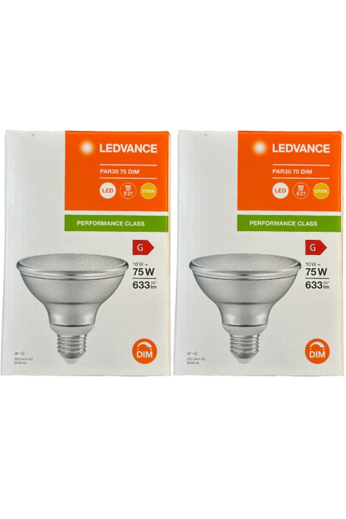 Ledvance 10W (75W) 2700K Sarı Işık Par30 E27 Duylu Dim…