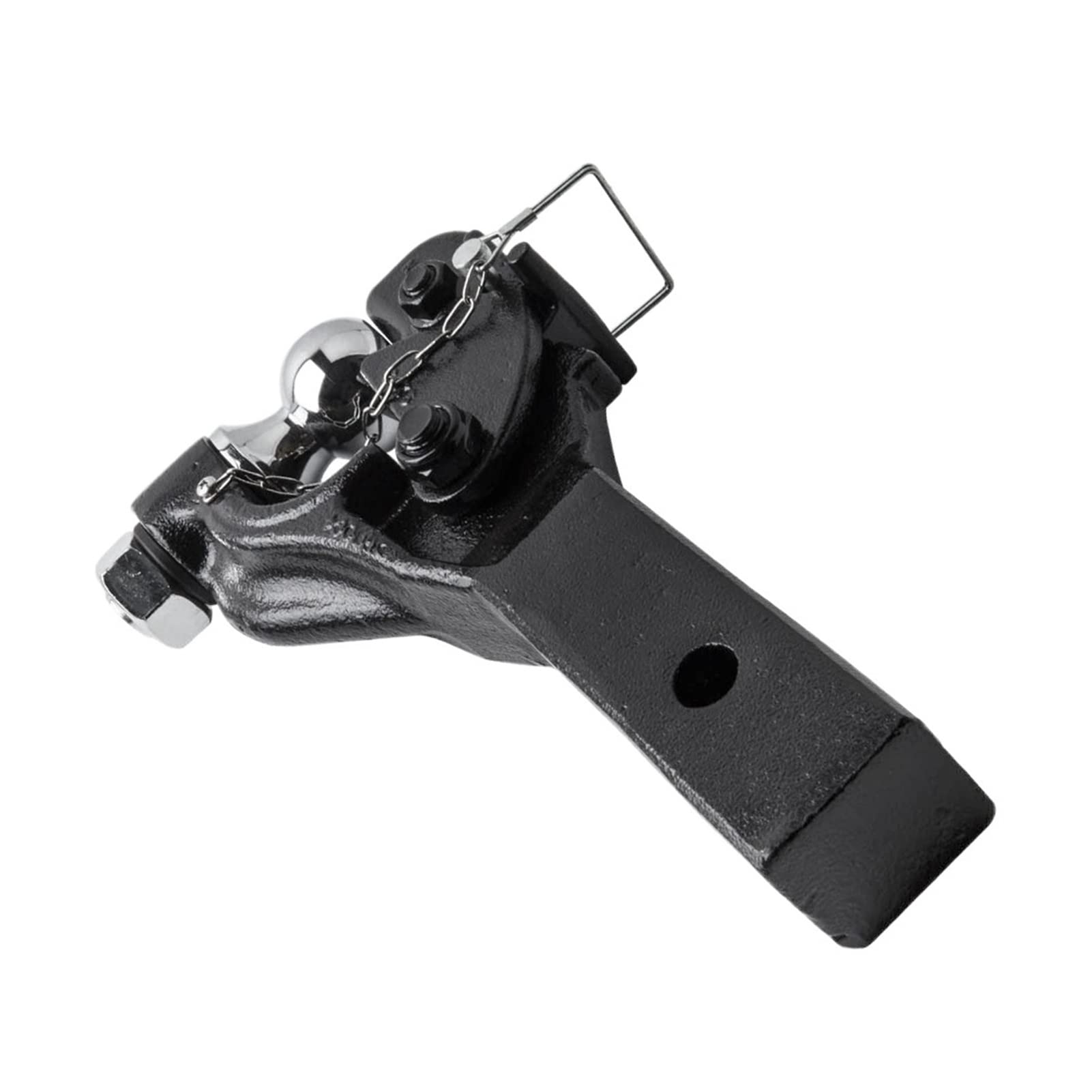Zaczep przyczepy, Ciężki Czapka 8 ton 2 Calowy Shart Shank 1-Hole Combo Pintle Hook Receiver Hak Holowanie 4WD. Części przyczepy ciężarówki