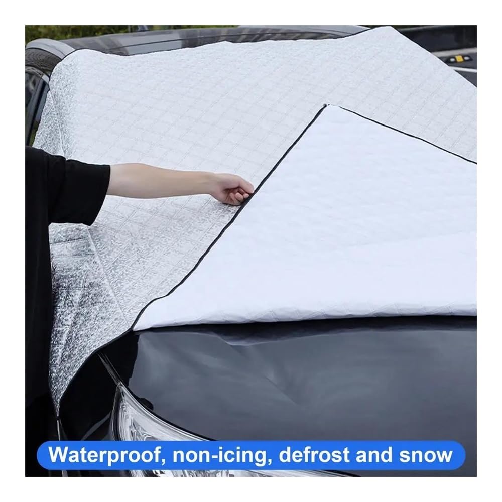 Housse de Protection pour Pare-Brise Pare-Neige Magnétique pour Voiture Prévention du Gel Pare-Brise Avant Pare-Soleil Épais Accessoires De Voiture Protection Pare Brise Hiver