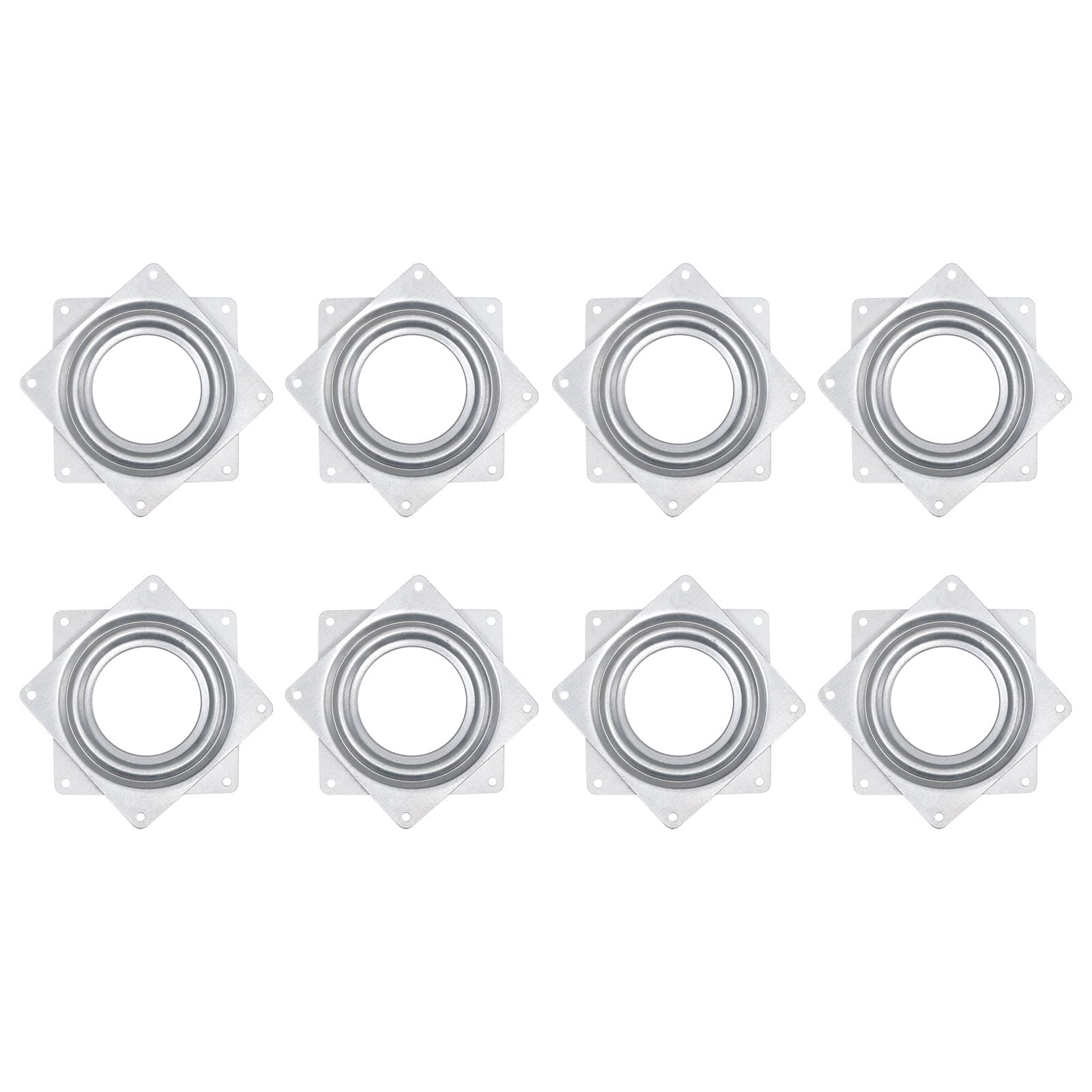 Roulement rotatif pour meuble et bibliothèque avec plaque pivotante Lazy Susan 4" 8pcs