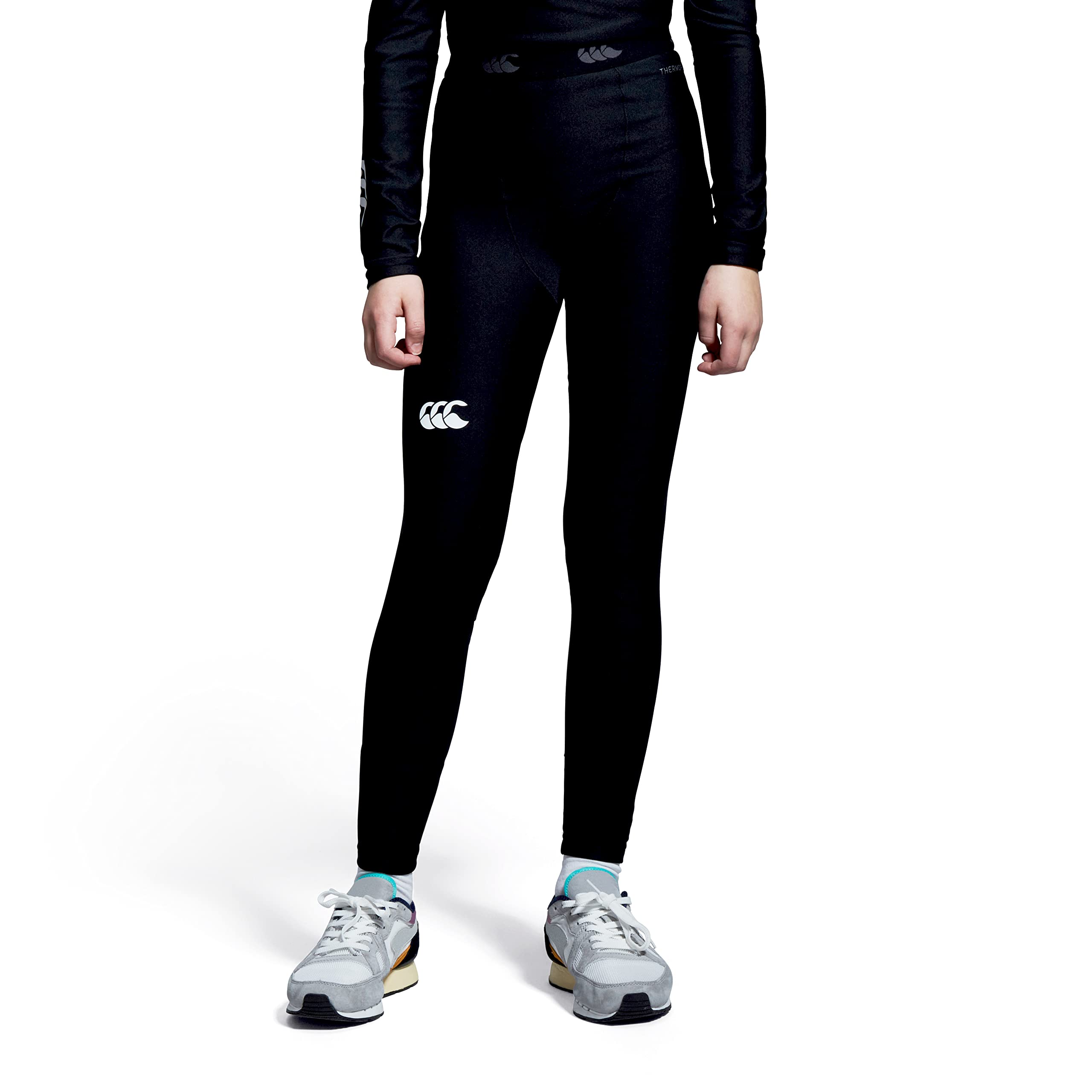 Leggings ThermoReg da bambino, Nero