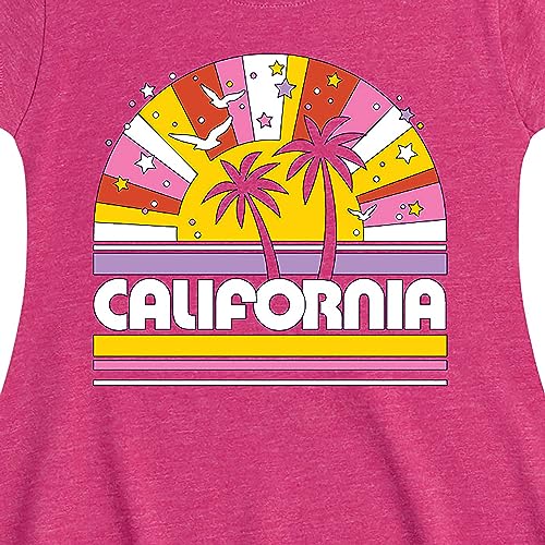 Instant Message - California Sunset - Toddler & Youth Girls Fit & Flare Dress2