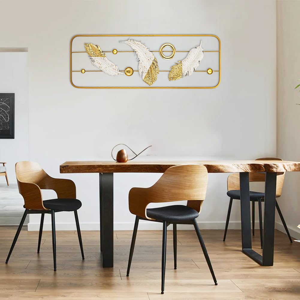 Lot de 2 sculptures murales carrées - Décoration murale en métal - Décoration murale 3D - Tableaux d'art modernes pour la maison, le salon, la salle à manger, la chambre à coucher, la cuisine, le
