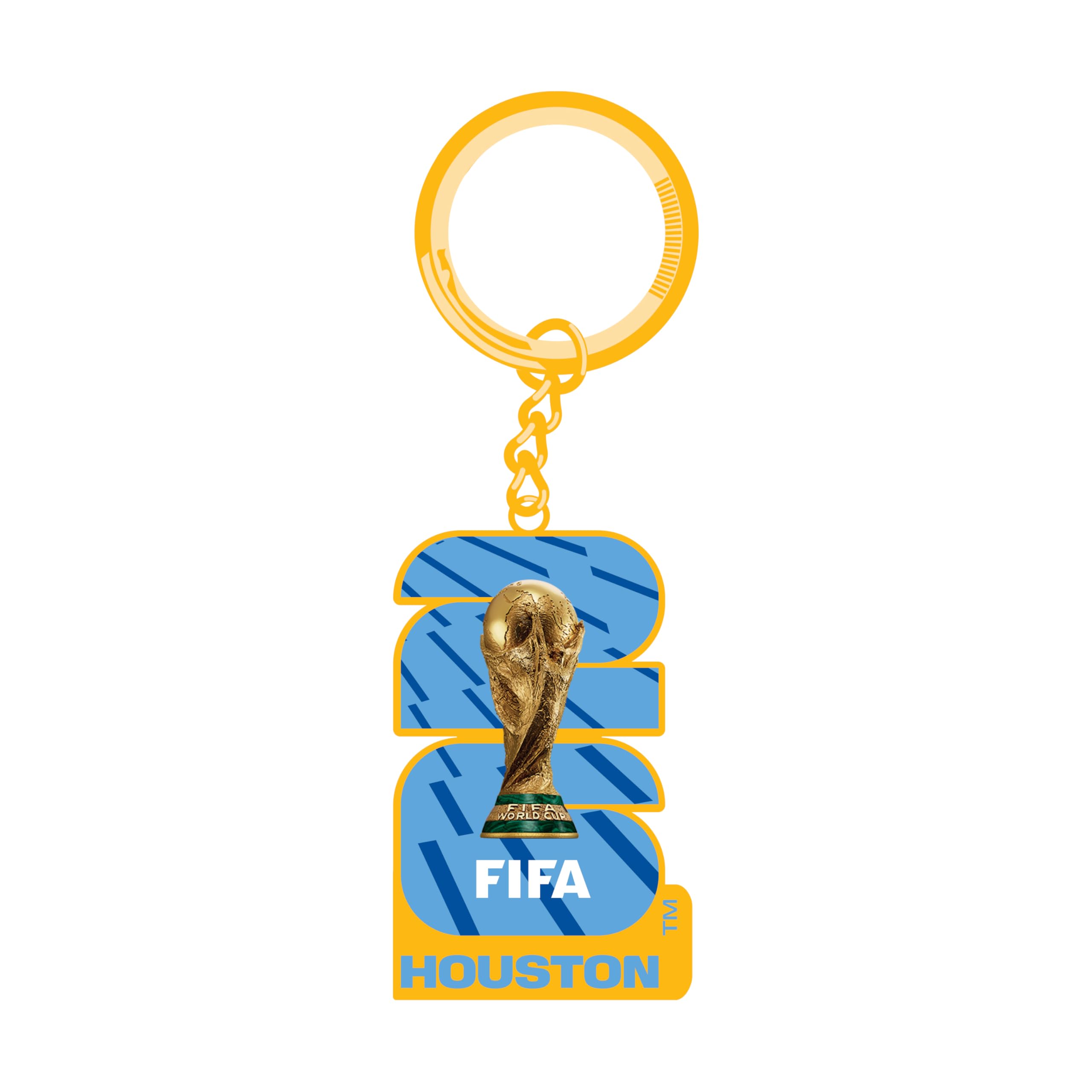 2026 FIFA World Cup Keychain – Officially Licensed, Collectible Gift for Fans, Durable Metal Ring for Keys, Backpacks