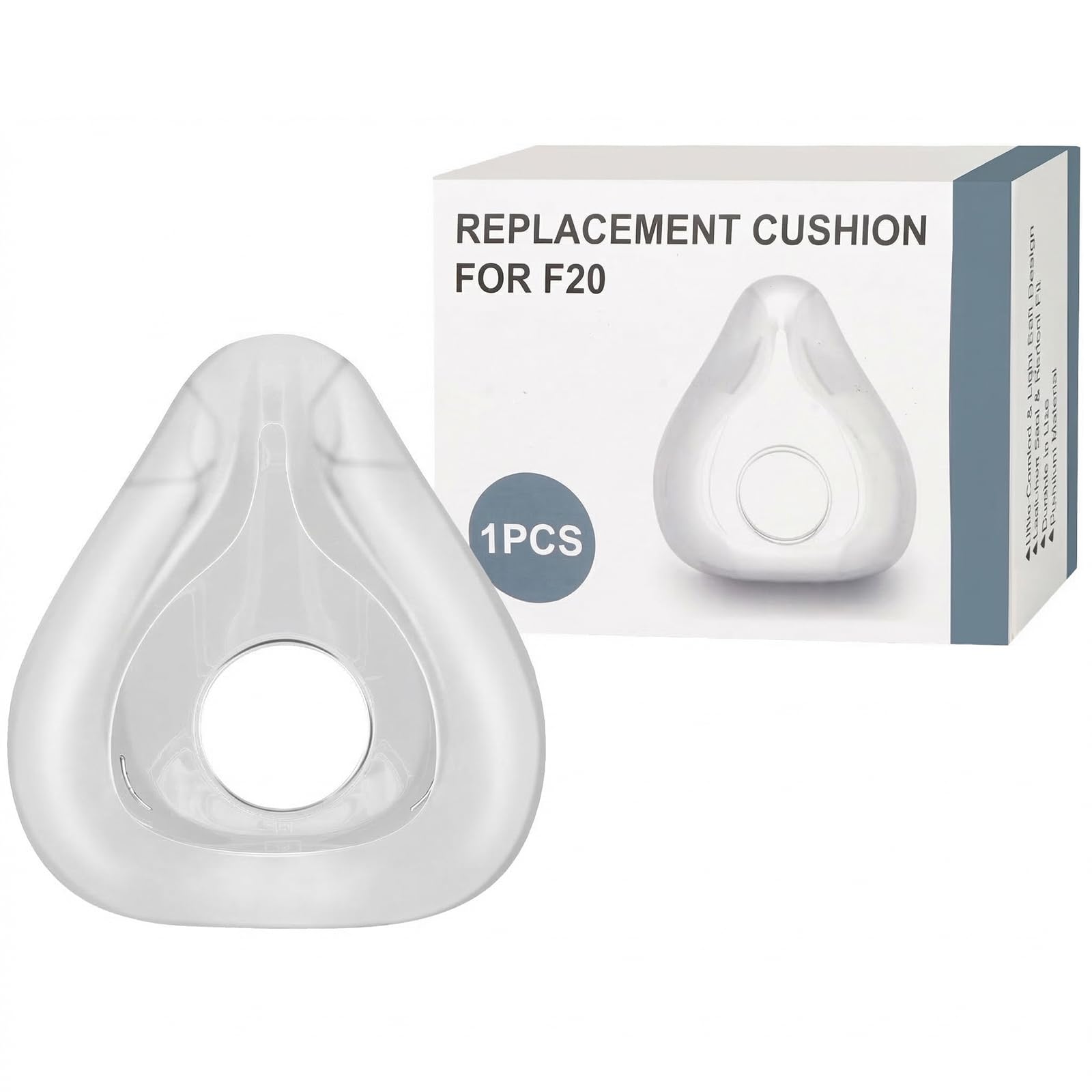 Replacement Cushion Compatible with ResMed AirFit F20 Mask Medium, 1-Pack
