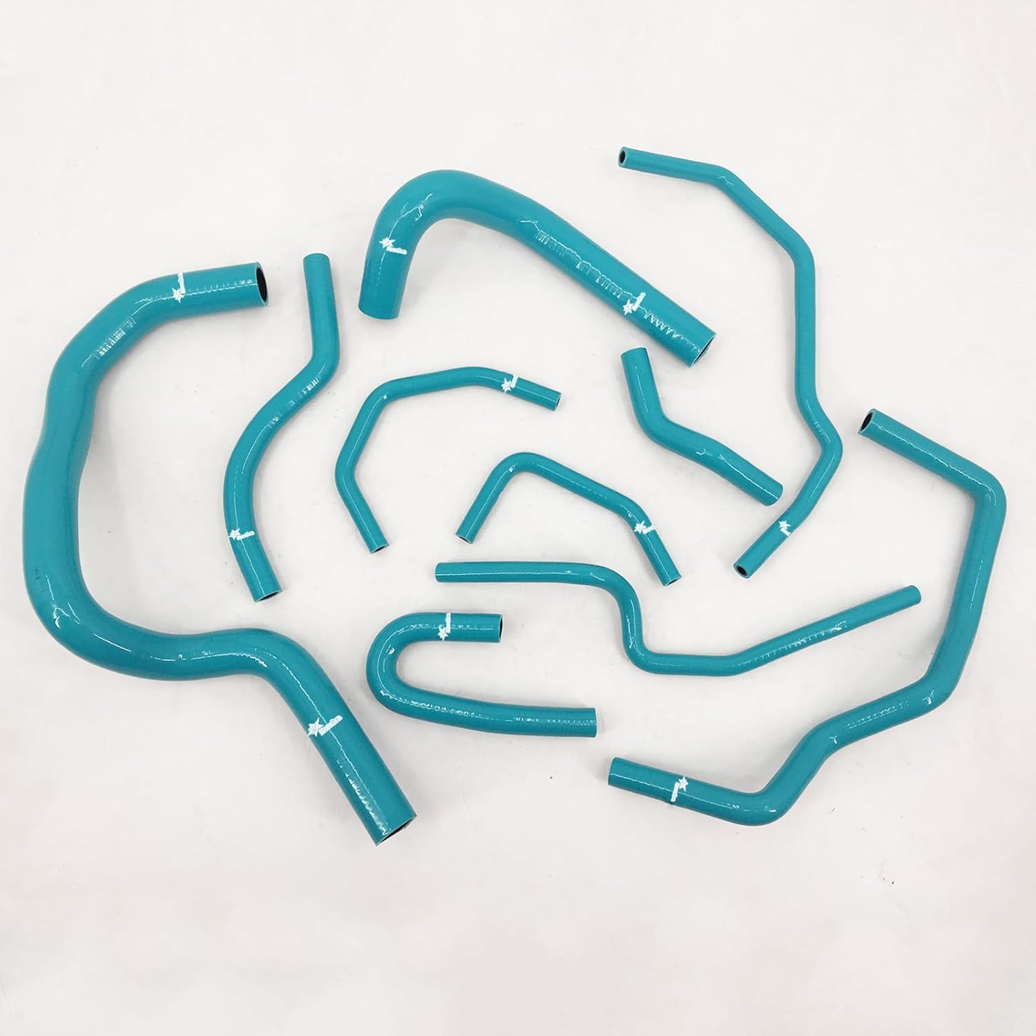Fit Honda CRV 1997-2001 CR-V MK1 B18 B20 Silicone Radiator Heater Hose Kit 3-Plyer (Teal)