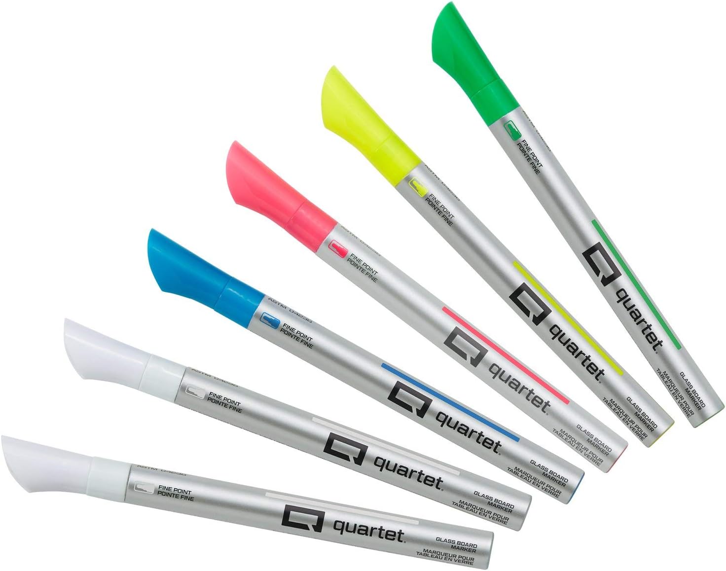 Quartet Glass Dry Erase Markers, Whiteboard Markers, Fine