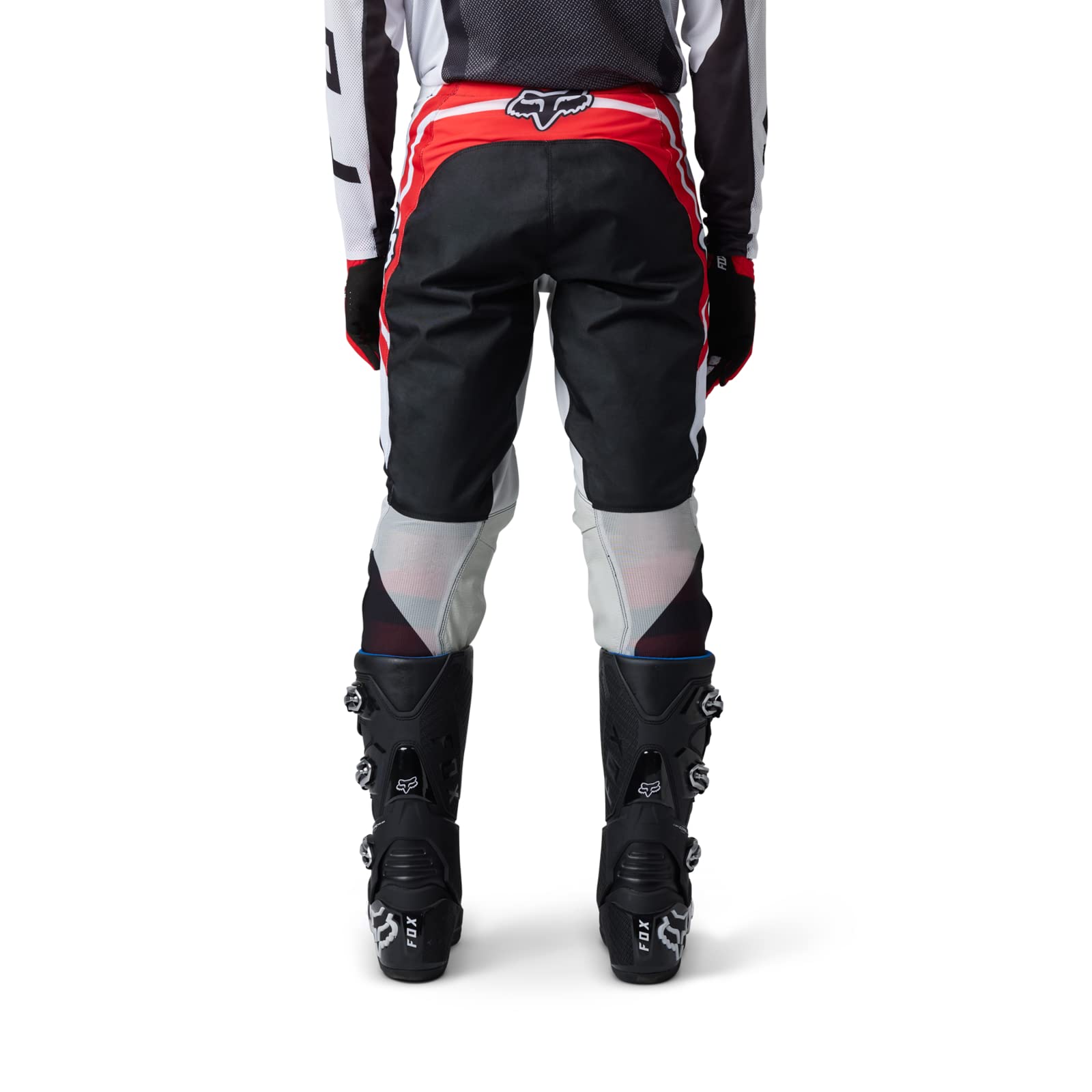 Fox Racing Pantaloni Airline Uomo Sensory, Rosso Fluorescente, 50 IT