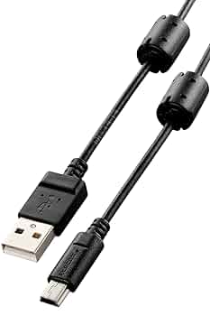 ELECOM - 【新品】ELECOM mini-B Amazon.com: Elecom superfine USB2.0 cable (mini-B type) 0.5m