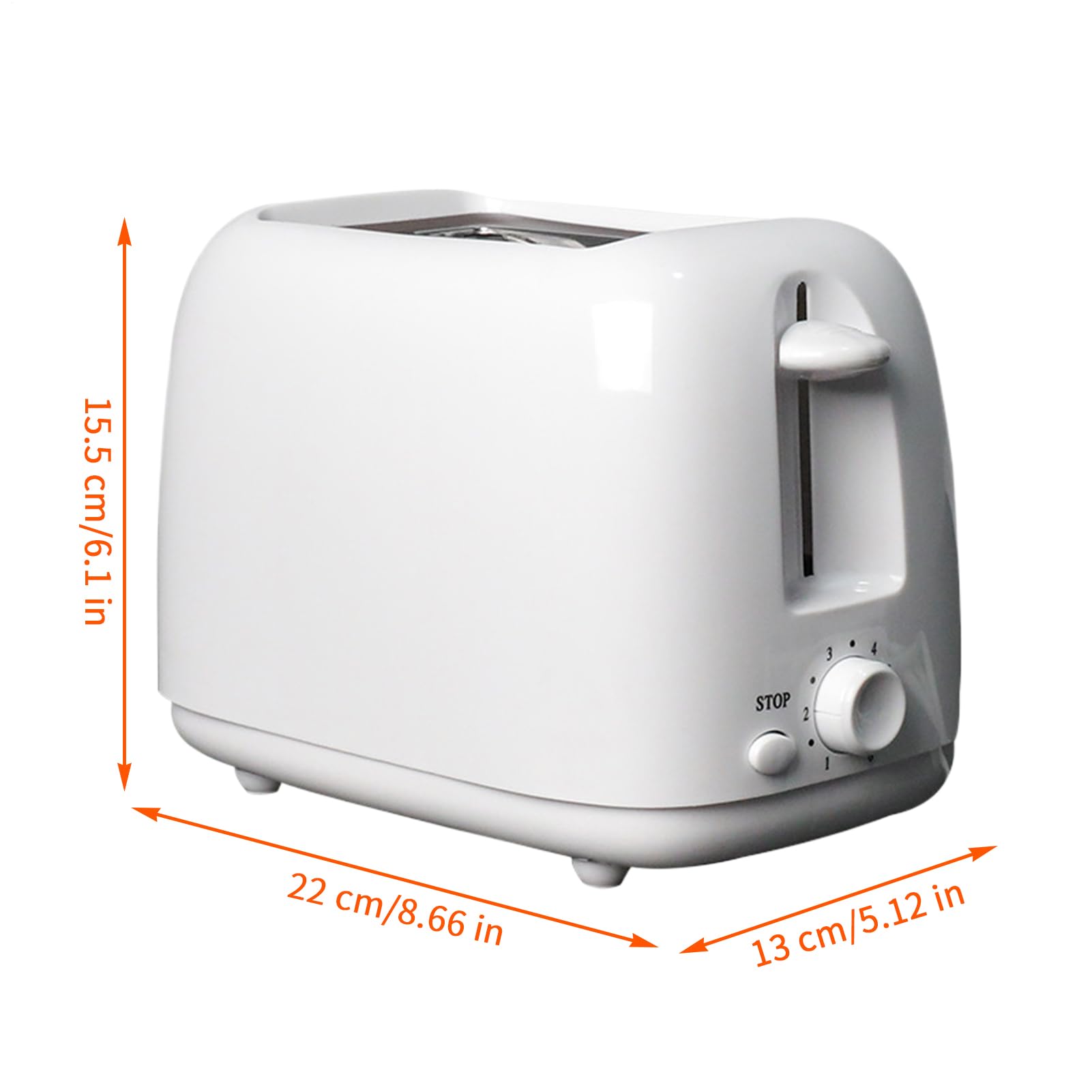 Kitchen Toaster - Toaster For Bagels | Bread | Motorized | Smart | Automatic Multifunctional Smart Stylish Toasting Machine With 6 Levels For Waffles Muffins Home