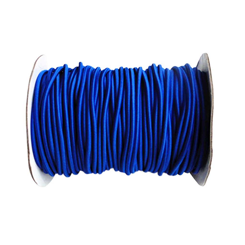 4mm Strong Elastic Bungee Rope Shock Cord Tie Down Boats Trailers 3m Blue