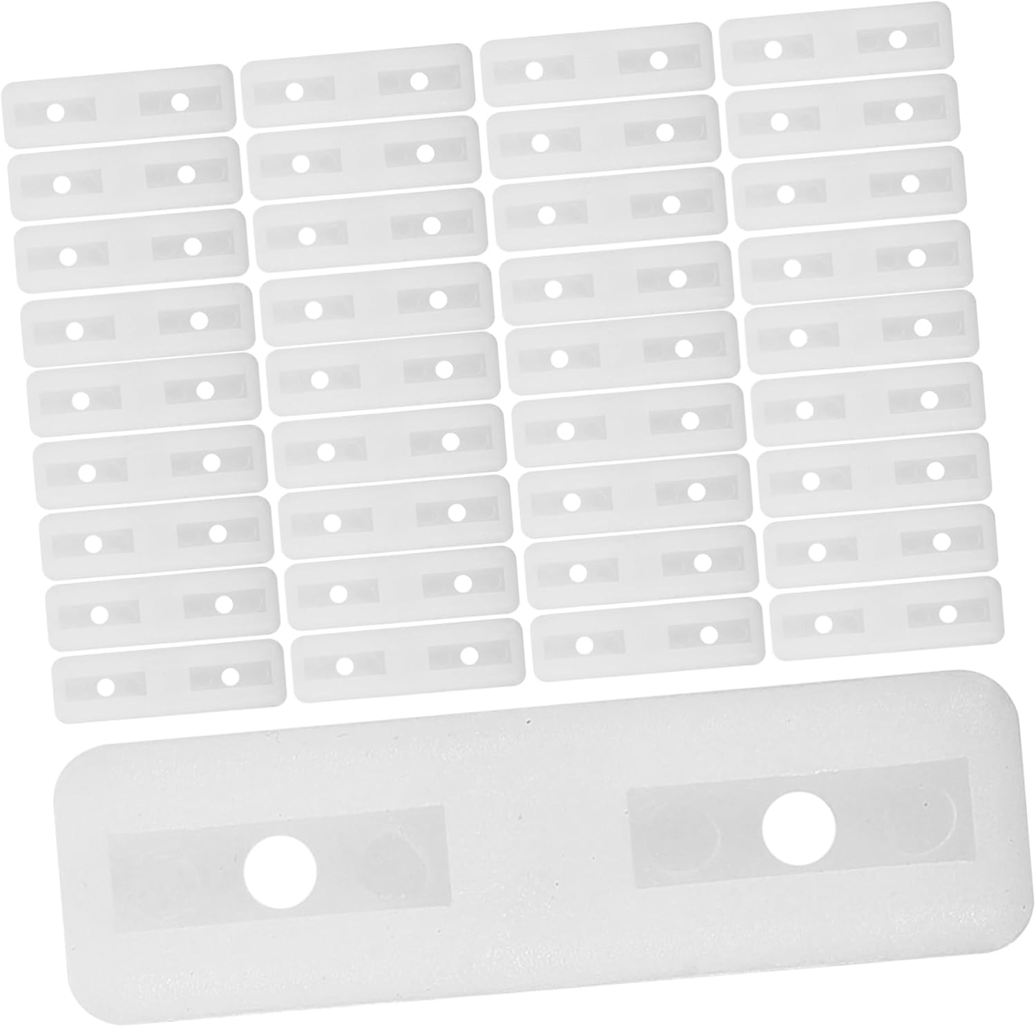 Ciieeo 200pcs Rectangular Furniture Pads Floor Protectors for Chairs Tables Sofas Easy to Install Scratch-Resistant Non- Design for Hardwood Floors