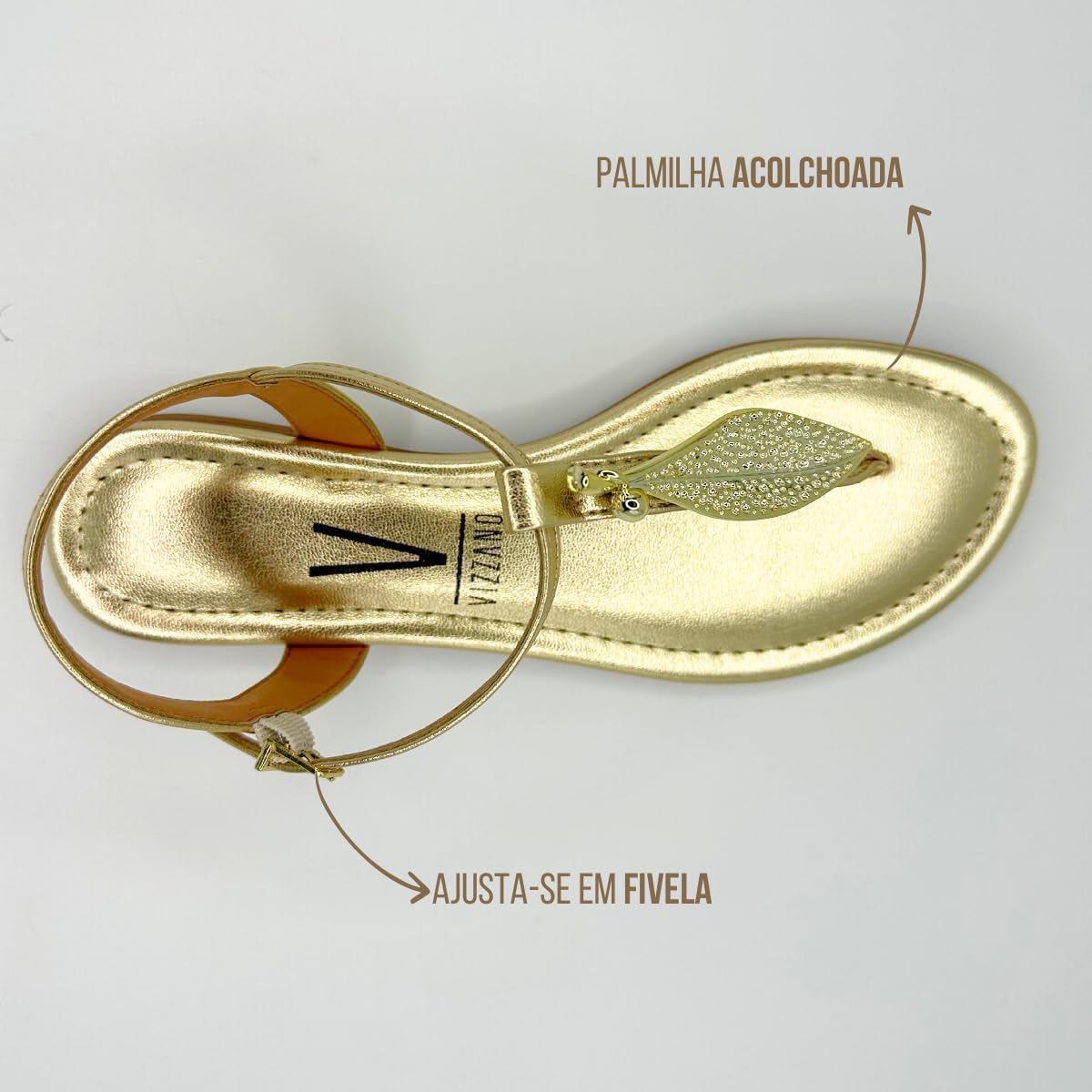 Sandália Rasteira Feminina Vizzano – Detalhe Folha em Pelica, Confortável, Macia e para o Dia a Dia em promoção! Veja a oferta e mais achadinhos de Sandálias 5 Hoje é o melhor dia para comprar Sandália Rasteira Feminina Vizzano – Detalhe Folha em Pelica, Confortável, Macia e para o Dia a Dia com aquele preço maroto! Promoção! Aproveite a oferta! 5