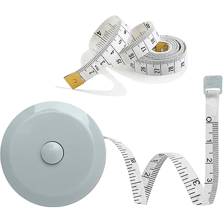 Cutegogo Tape Measure 2-Pack: Your Essential Measuring Buddy for Body, Sewing, Crafts, and More!