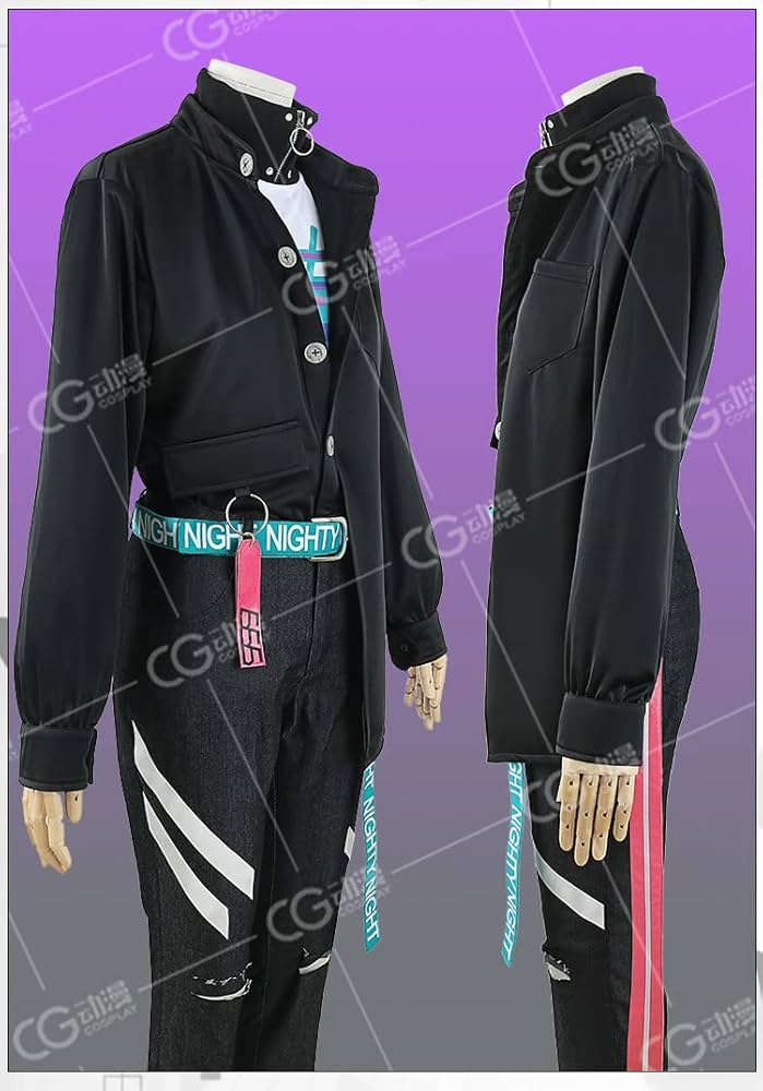 にじさんじ　ろふまお　黒衣装　不破湊　コスプレ フルセット　ウィッグ付き Amazon.co.jp: [PWP]ろふまお 不破湊 コスプレ衣装 バーチャル