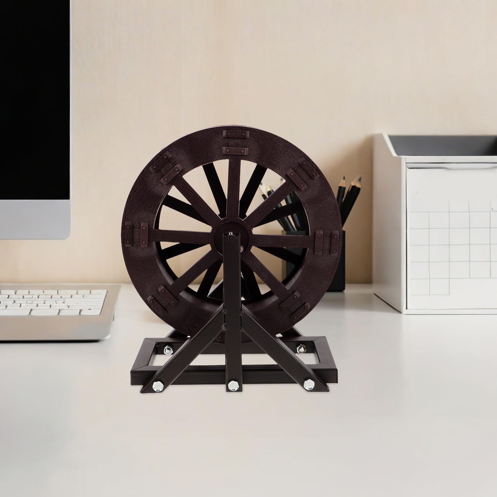 Miniature Waterwheel For Aquariums Plastic Fish Tank Water Mill DIY Landscape Decor Tabletop Fountain Accessory