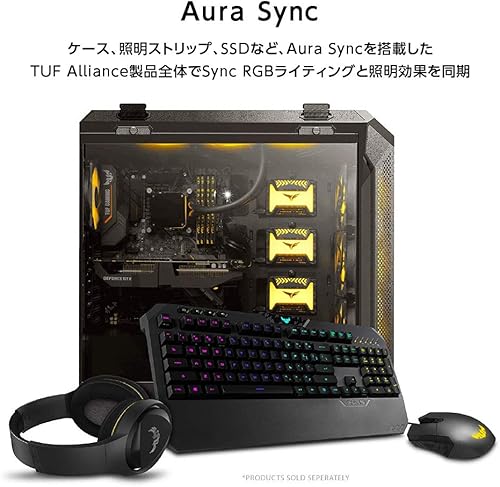 Miniatura 8 de ASUS Teclado para juegos de PC RGB de membrana mecánica - TUF K5 Memoria integrada programable Controles multimedia dedicados iluminación RGB Aura