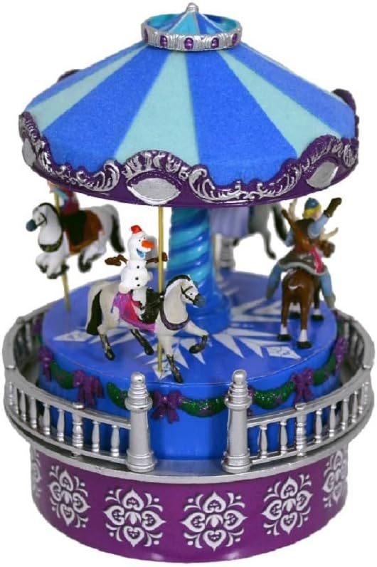 Mr Christmas Disney Frozen Animated Musical Carousel Decoration