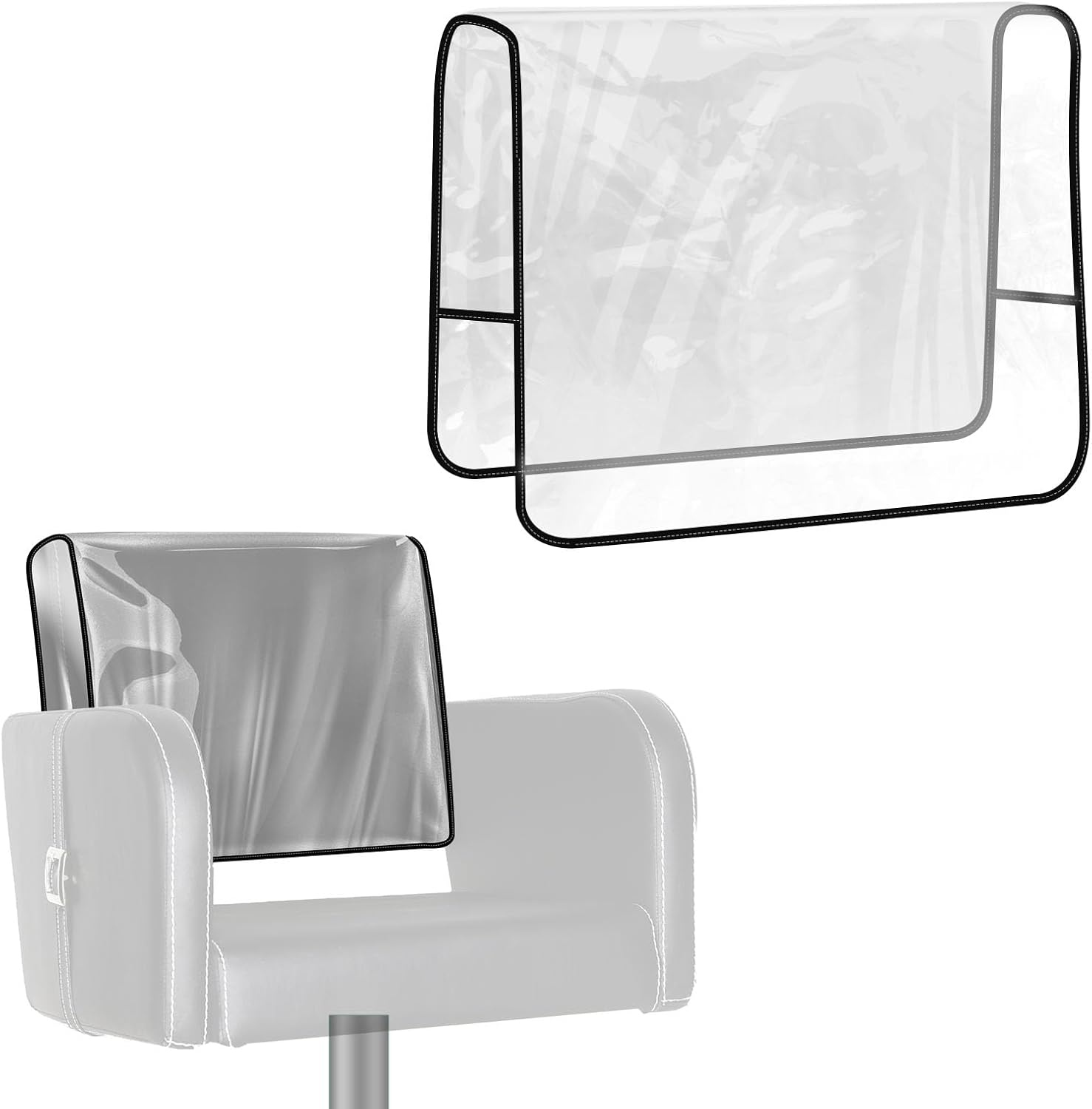 YEEZEE Salon Chair Cover 20"x 15"x 4.5"Seat Covers Black