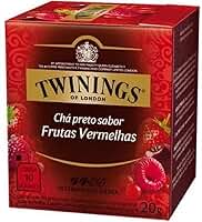 Chá Preto Frutas Vermelhas 20G - Caixa com 10 Unid