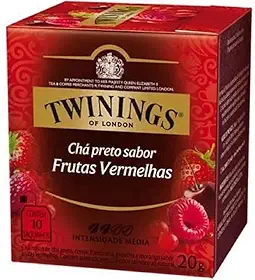 Chá Preto Frutas Vermelhas 20G - Caixa com 10 Unid