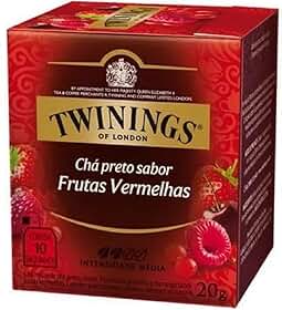 Chá Preto Frutas Vermelhas 20G - Caixa com 10 Unid