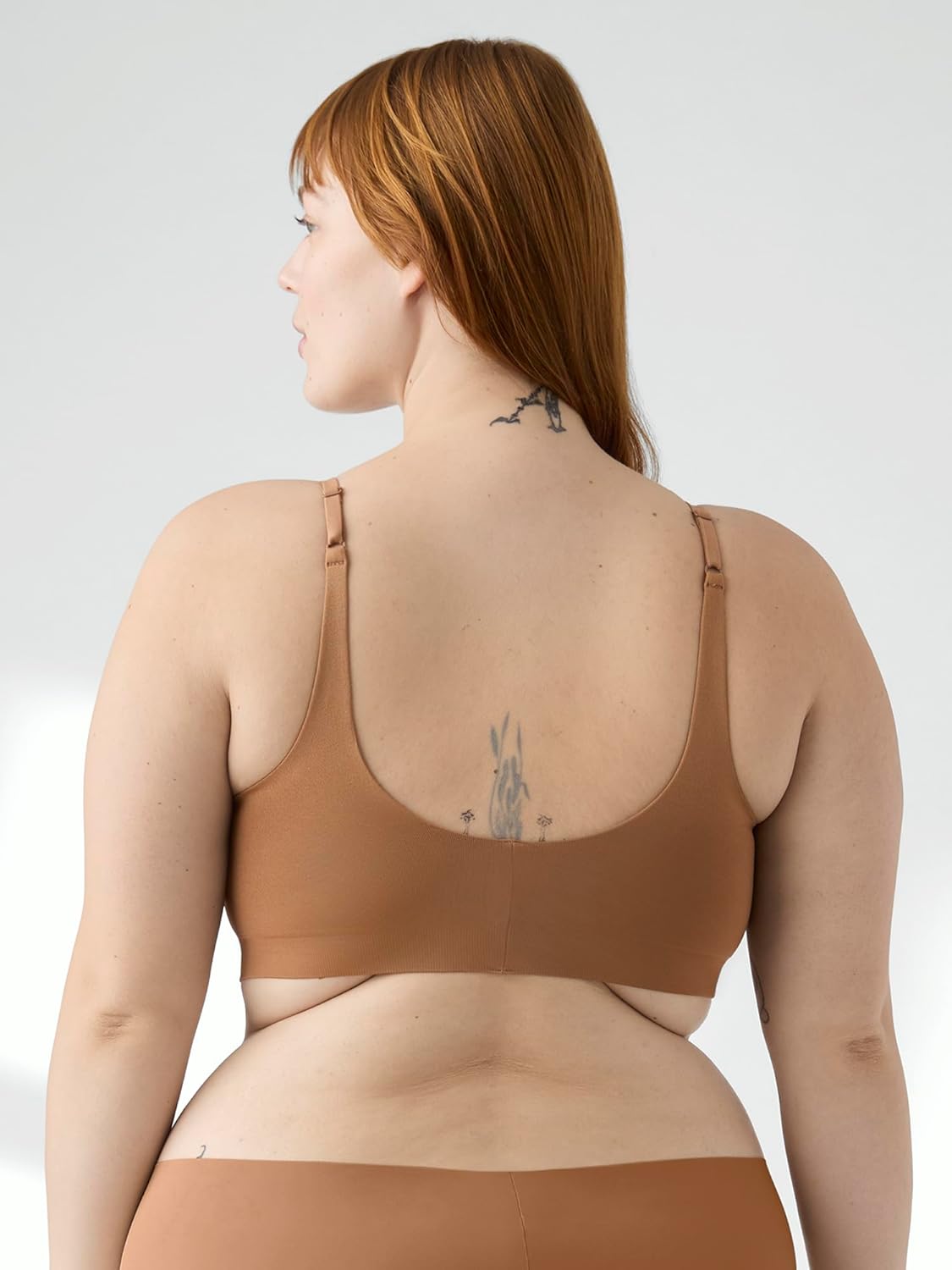 True & Co Womens True & Co Soft Form Square-Neck Adjustable Plunge-Back Bra - Image 2