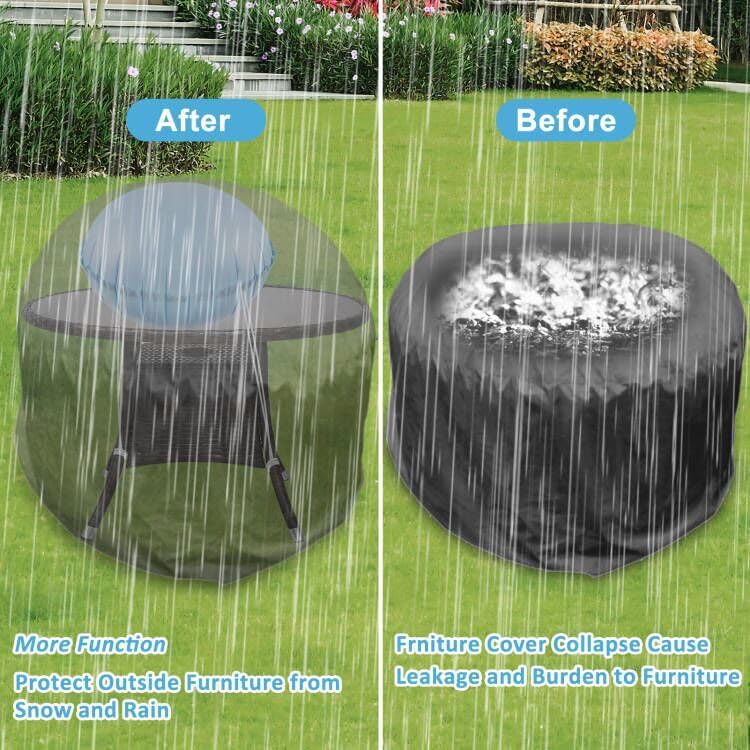 Miniatura 4 de 2 almohadas de piscina para piscinas sobre el suelo, 4 pies de diámetro, almohada de aire de piscina resistente de 0.016 in de grosor para cierre de