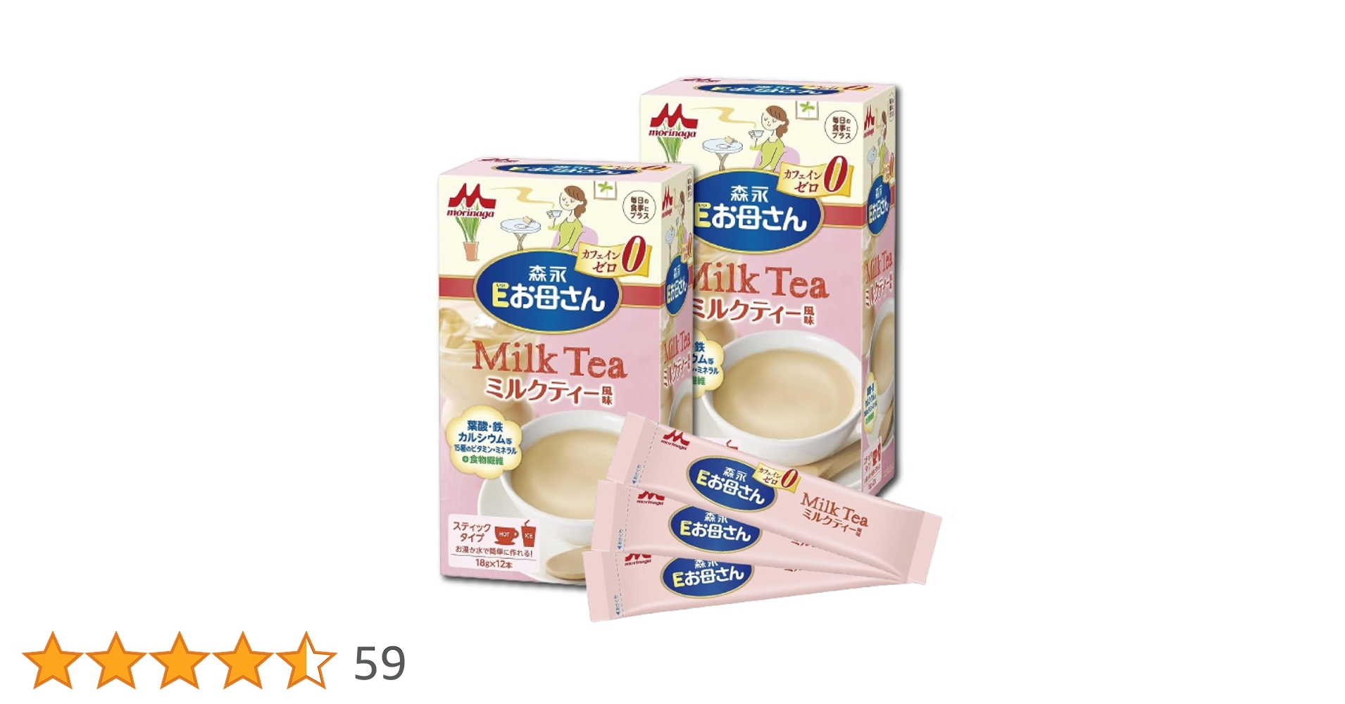 Amazon | 【Amazon.co.jp限定】森永 Eお母さん ミルクティー風味