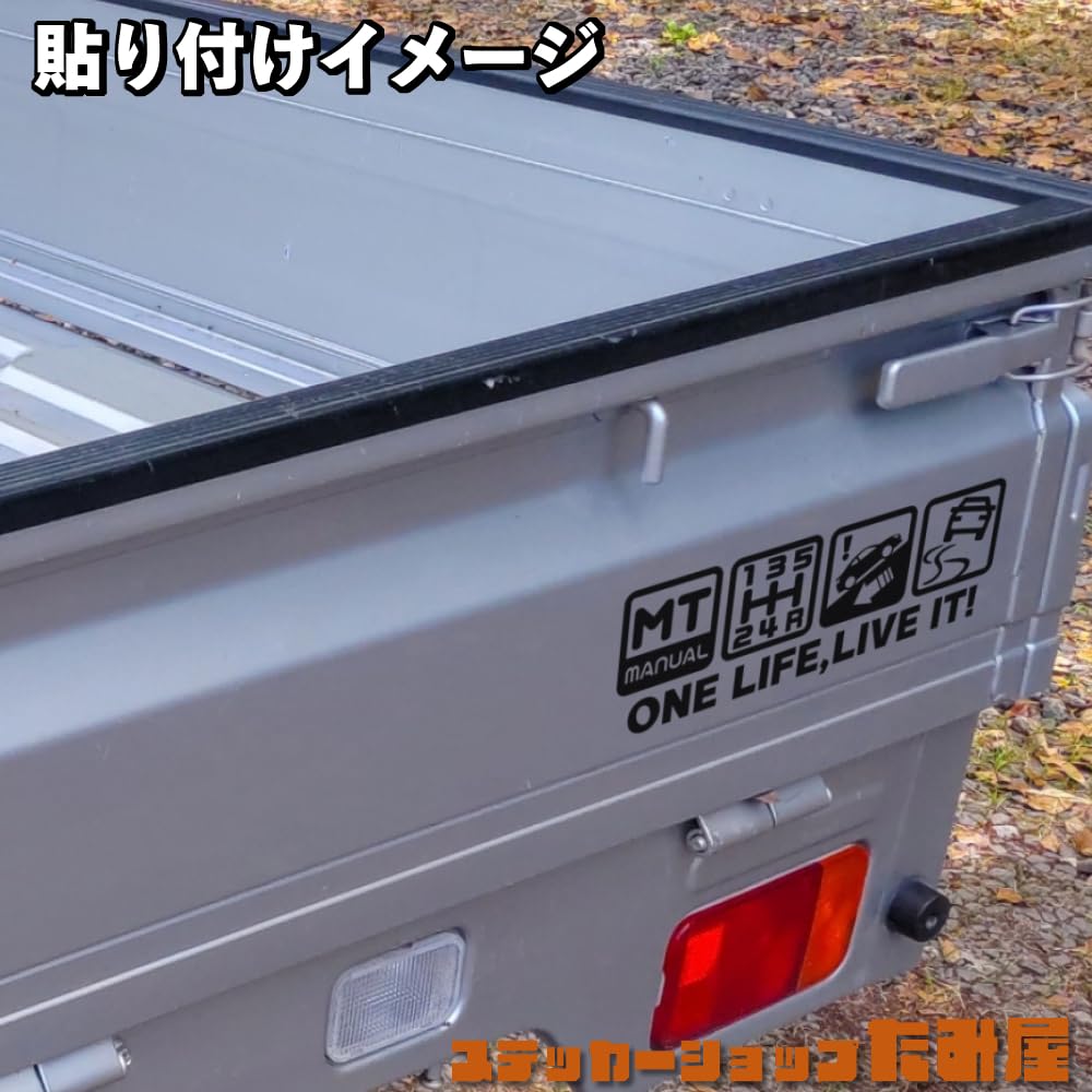 Amazon.co.jp: 【たみ屋】 One Life, Live it! MT車注意 カッティング