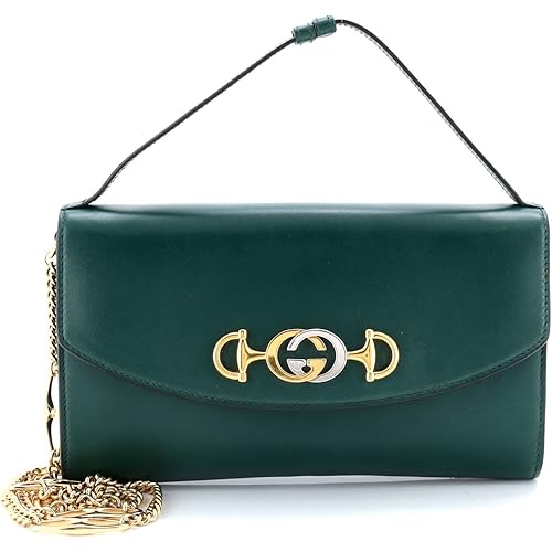 Gucci, Pre-Loved Zumi Shoulder Bag Leather Small, Green