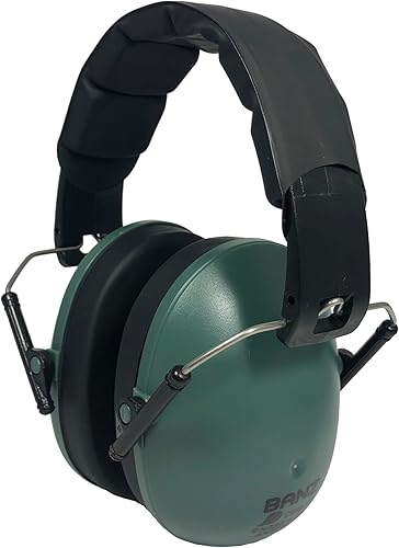 BANZ Orejeras para niños de 2 años o más - Auriculares para niños con cancelación de ruido para ruidos fuertes y orejeras ajustables para niños